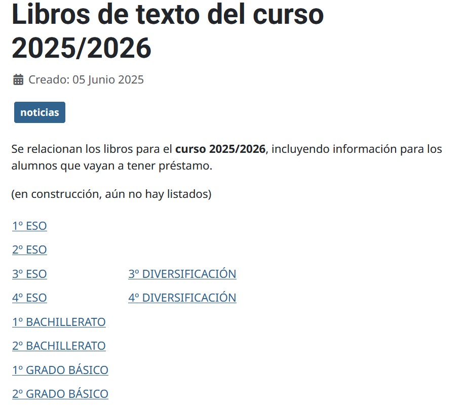 Captura del artículo